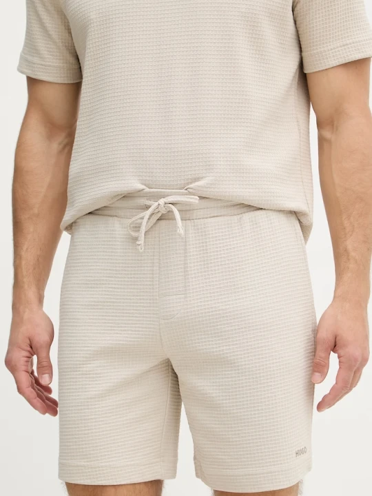 Zdjęcie produktu HUGO szorty dresowe męskie Austin Shorts beżowy