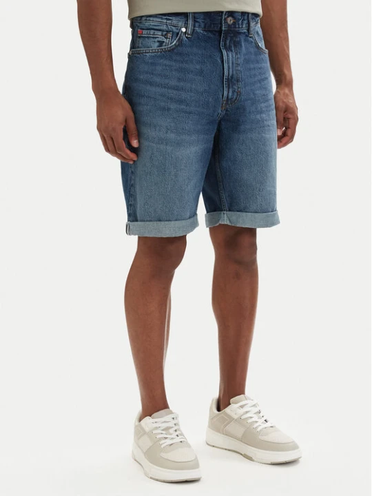 Zdjęcie produktu HUGO Szorty jeansowe 50560386 Niebieski Tapered Fit