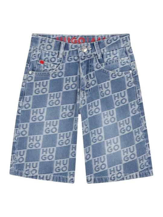 Zdjęcie produktu HUGO Szorty jeansowe G00996 D Niebieski Loose Fit