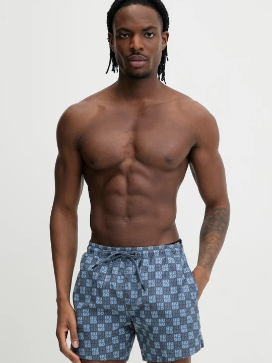 Zdjęcie produktu HUGO szorty kąpielowe męskie AARON_SWIM niebieski