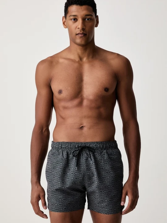 Zdjęcie produktu HUGO szorty kąpielowe męskie AARON_SWIM szary
