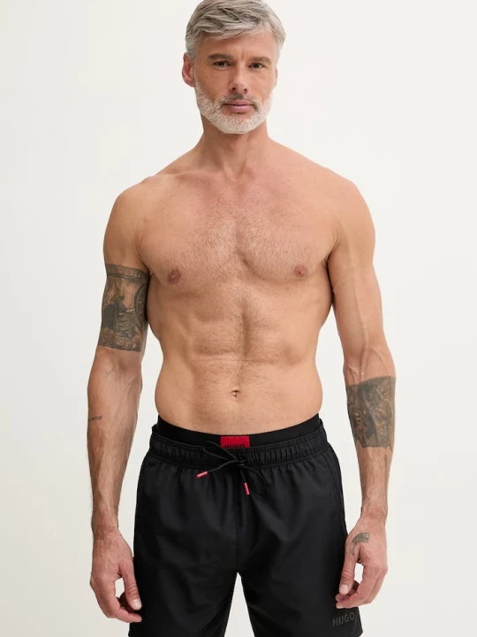 Zdjęcie produktu HUGO szorty kąpielowe męskie GALAXY_swim czarny