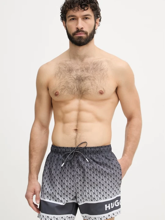 Zdjęcie produktu HUGO szorty kąpielowe męskie PALMS_SWIM_SHORTS szary