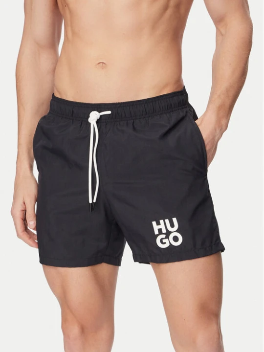 Zdjęcie produktu HUGO Szorty kąpielowe Paolo 50545464 Czarny Regular Fit