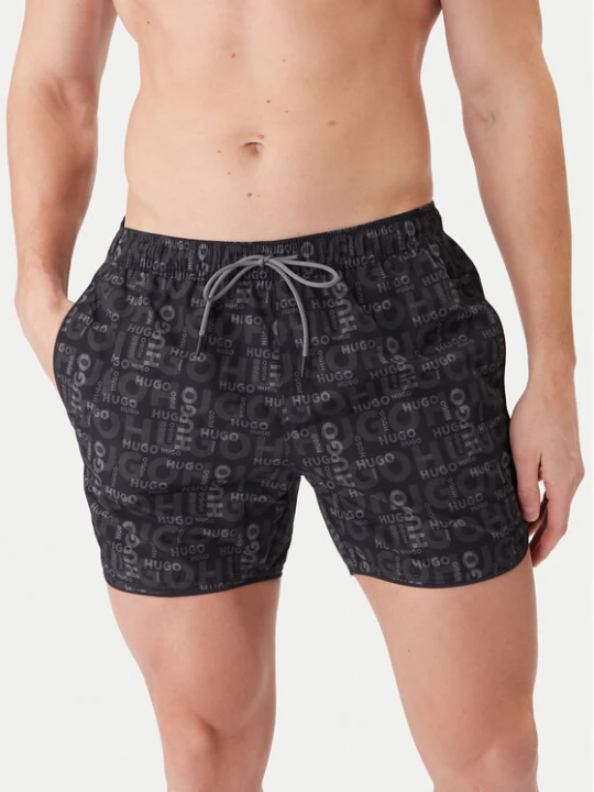 Zdjęcie produktu HUGO Szorty kąpielowe Rik 50533795 Szary Regular Fit
