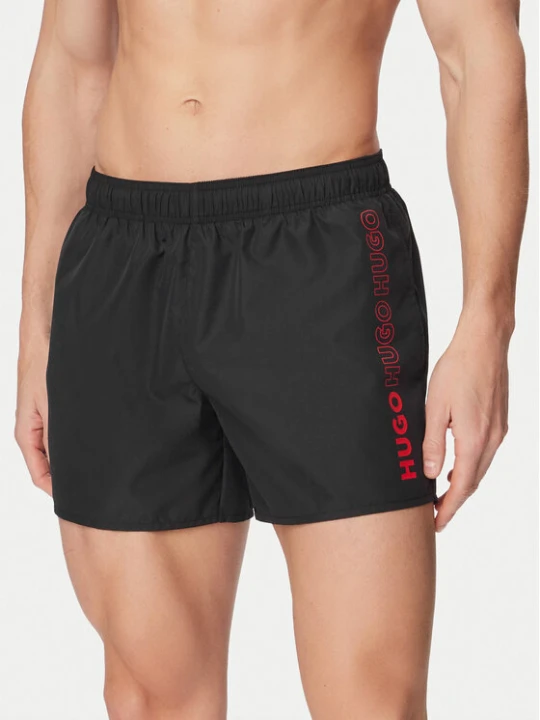 Zdjęcie produktu HUGO Szorty kąpielowe Tiki 50561111 Czarny Regular Fit