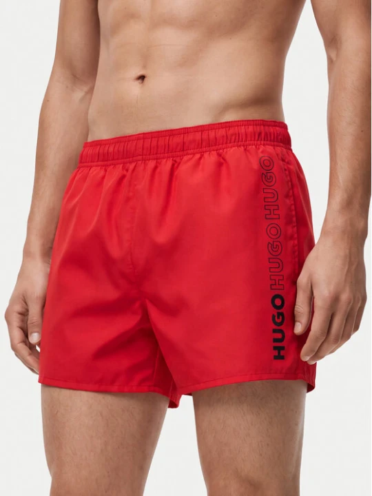 Zdjęcie produktu HUGO Szorty kąpielowe Tiki 50561111 Czerwony Regular Fit