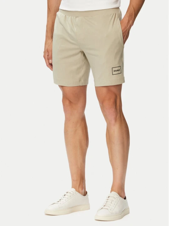 Zdjęcie produktu HUGO Szorty sportowe Laze 50525247 Beżowy Regular Fit
