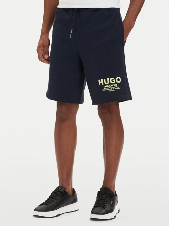 Zdjęcie produktu HUGO Szorty sportowe Nomario 50510728 Granatowy Loose Fit