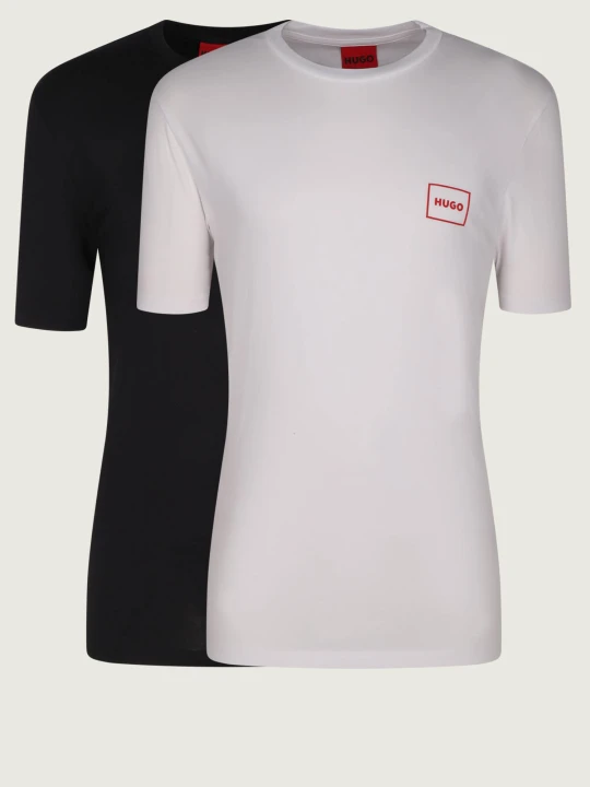 Zdjęcie produktu HUGO T-shirt 2-pack Dugopak | Regular Fit biały