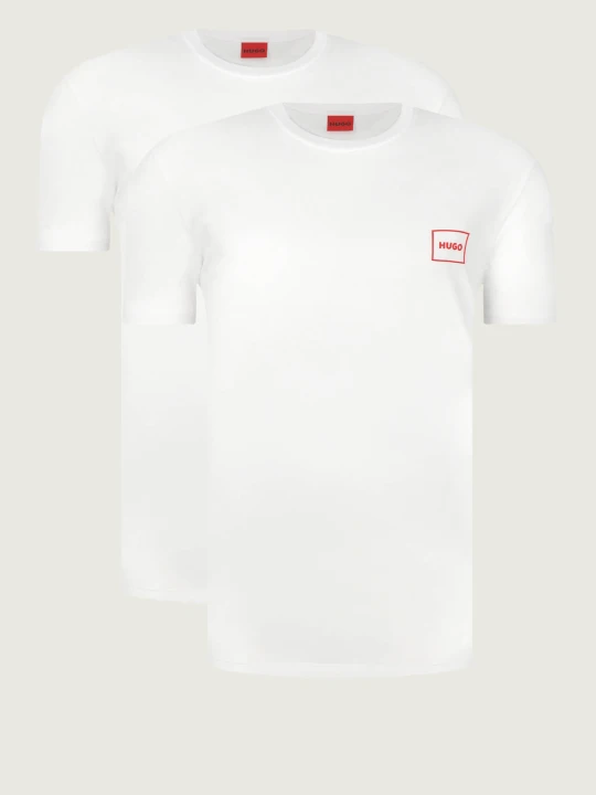 Zdjęcie produktu HUGO T-shirt 2-pack Dugopak | Regular Fit biały