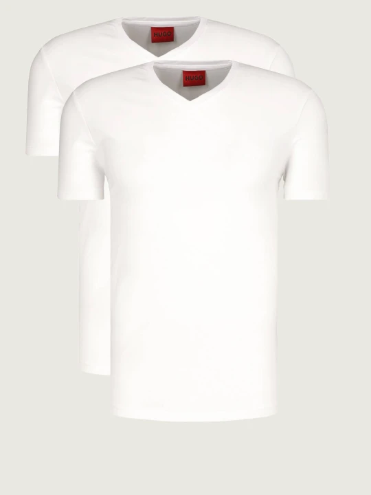 Zdjęcie produktu HUGO T-shirt 2-pack Hugo-V | Slim Fit biały