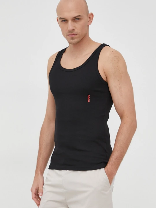 Zdjęcie produktu HUGO t-shirt 2-pack TANK TOP TWIN PACK czarny