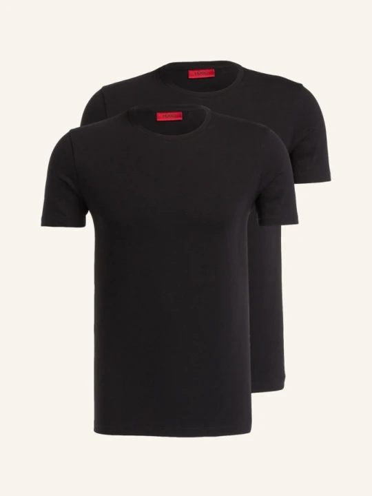 Zdjęcie produktu Hugo T-Shirt, 2 Szt. schwarz CZARNY