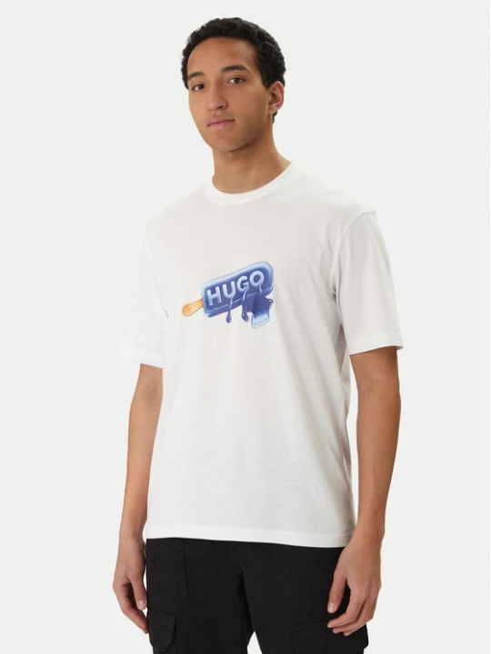 Zdjęcie produktu HUGO T-Shirt 50560049 Biały Regular Fit