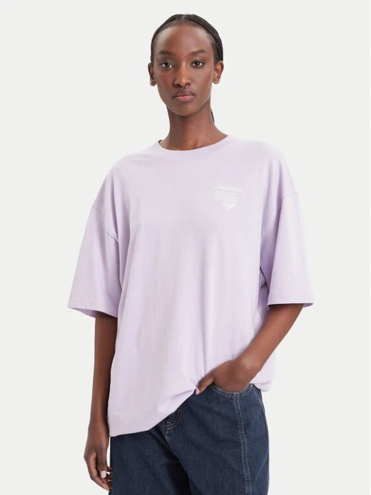 Zdjęcie produktu HUGO T-Shirt 50574524 Fioletowy jasny Relaxed Fit