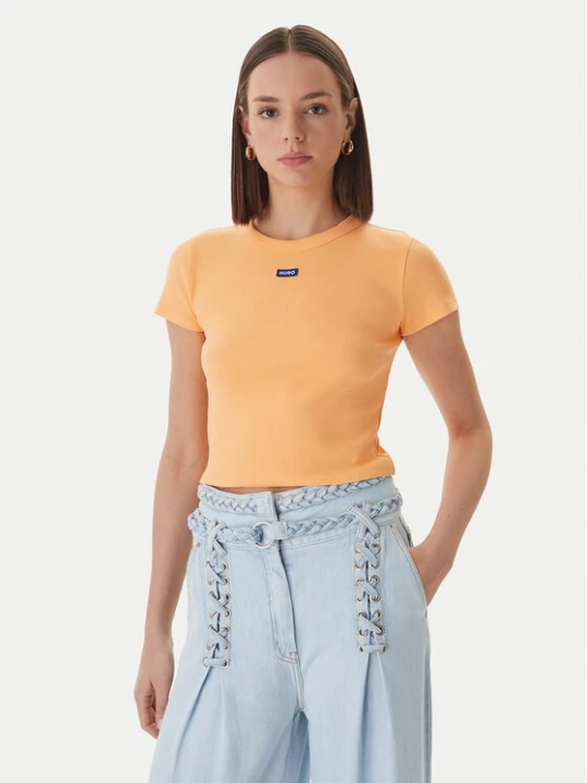Zdjęcie produktu HUGO T-Shirt Baby 50510749 Pomarańczowy Slim Fit
