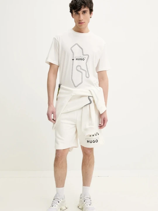 Zdjęcie produktu HUGO t-shirt bawełniany biały