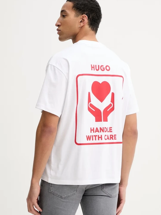 Zdjęcie produktu HUGO t-shirt bawełniany biały