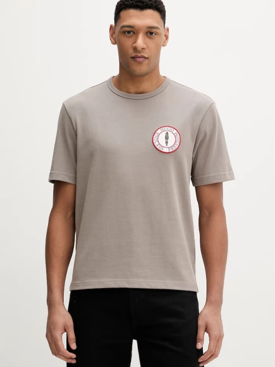 Zdjęcie produktu HUGO t-shirt bawełniany Dobul beżowy