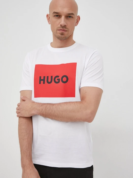 Zdjęcie produktu HUGO t-shirt bawełniany Dulive222 biały