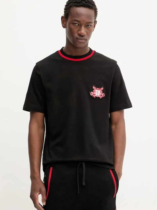 Zdjęcie produktu HUGO t-shirt bawełniany Dugbytee czarny