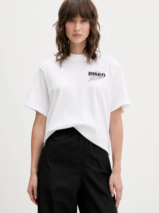 Zdjęcie produktu HUGO t-shirt bawełniany Vintage Tee_18 beżowy