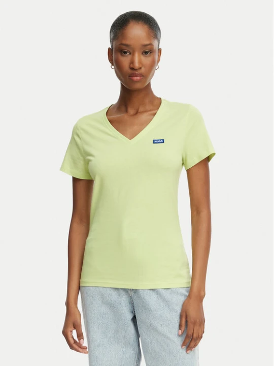 Zdjęcie produktu HUGO T-Shirt Classic 50513667 Zielony jasny Slim Fit