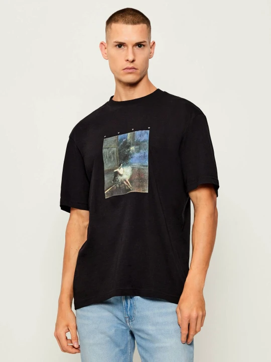 Zdjęcie produktu HUGO T-shirt Dabolos | Hugo x apoh | Relaxed fit czarny