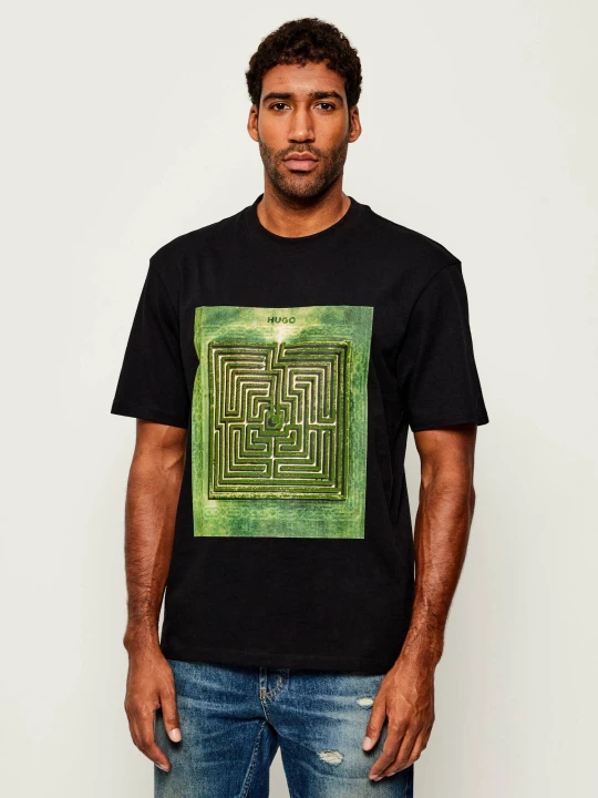 Zdjęcie produktu HUGO T-shirt Dabryntee | Relaxed fit czarny