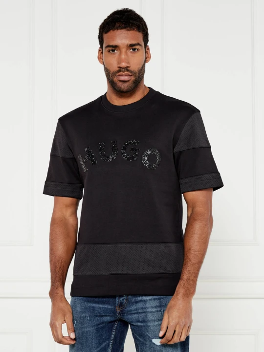 Zdjęcie produktu HUGO T-shirt Dacavio | Regular Fit czarny