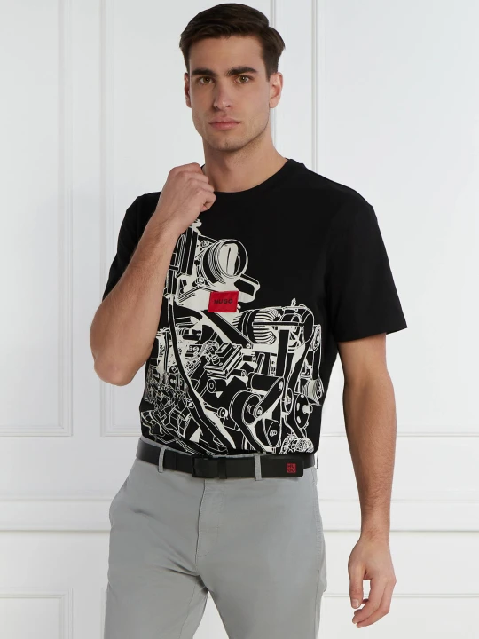 Zdjęcie produktu HUGO T-shirt Dacifico | Loose fit czarny