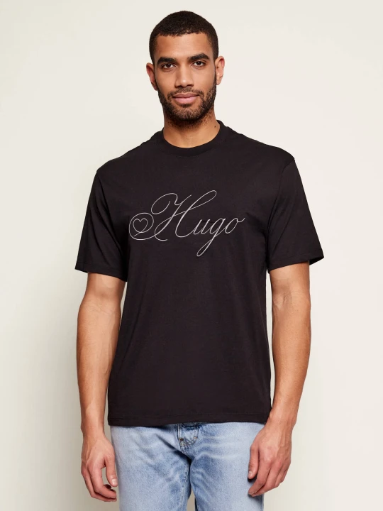 Zdjęcie produktu HUGO T-shirt Dalent | Regular Fit czarny