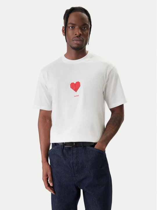 Zdjęcie produktu HUGO T-Shirt Dalentin 50553429 Biały Relaxed Fit