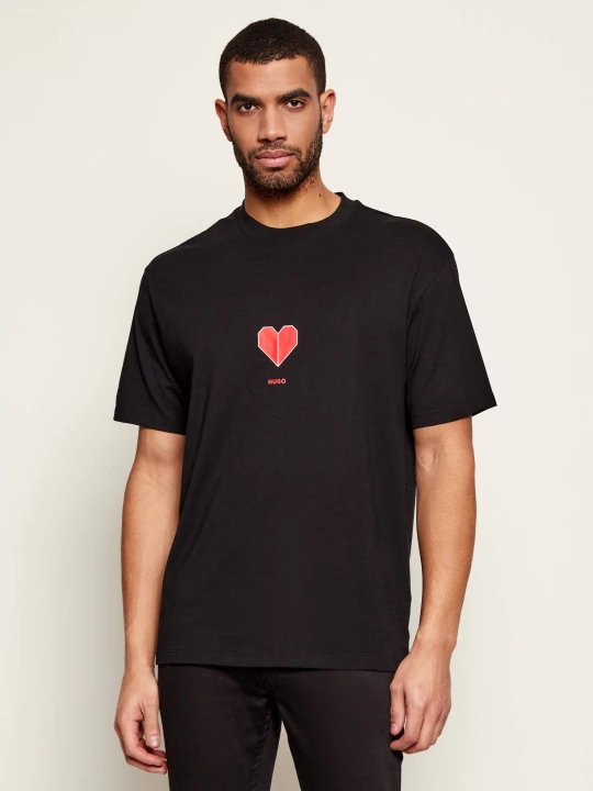 Zdjęcie produktu HUGO T-shirt Dalentin | Regular Fit czarny