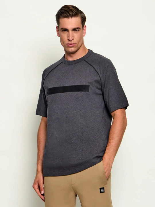 Zdjęcie produktu HUGO T-shirt Dalik | Relaxed fit grafitowy
