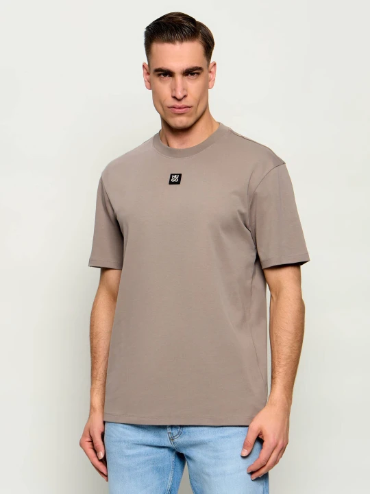 Zdjęcie produktu HUGO T-shirt Dalile | Regular Fit beżowy