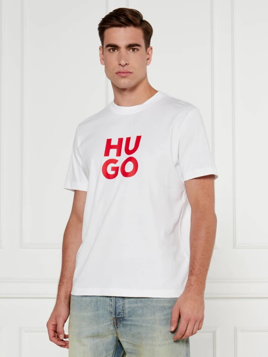 Zdjęcie produktu HUGO T-shirt Daltorip | Regular Fit biały