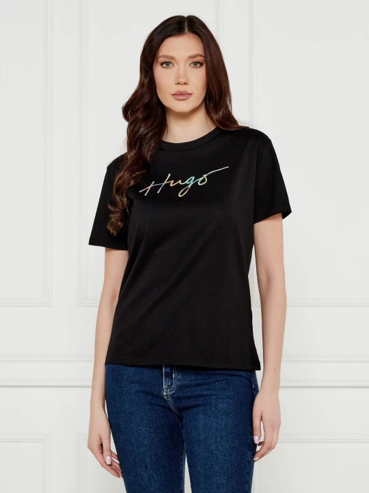 Zdjęcie produktu HUGO T-shirt Damacia_3 | Regular Fit czarny
