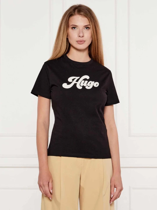 Zdjęcie produktu HUGO T-shirt Damacia_4 | Regular Fit czarny