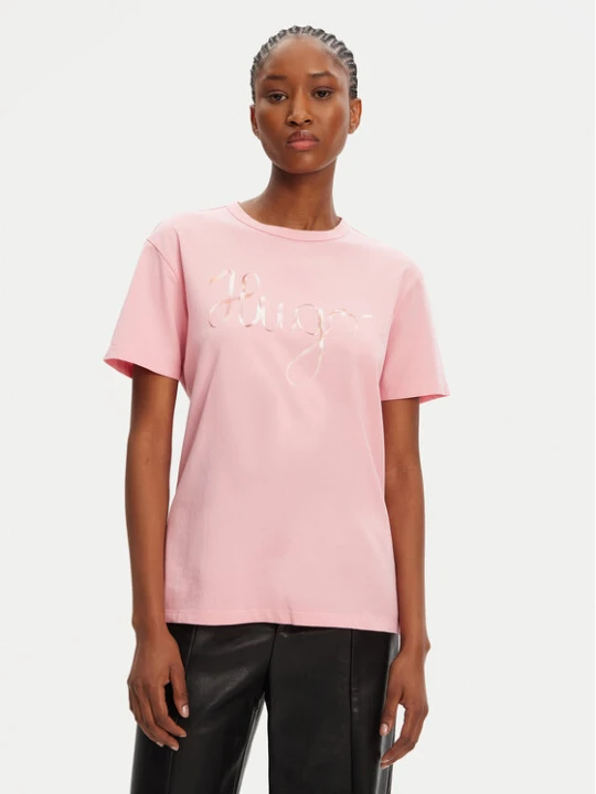 Zdjęcie produktu HUGO T-Shirt Damacia_5 50544868 Różowy Regular Fit