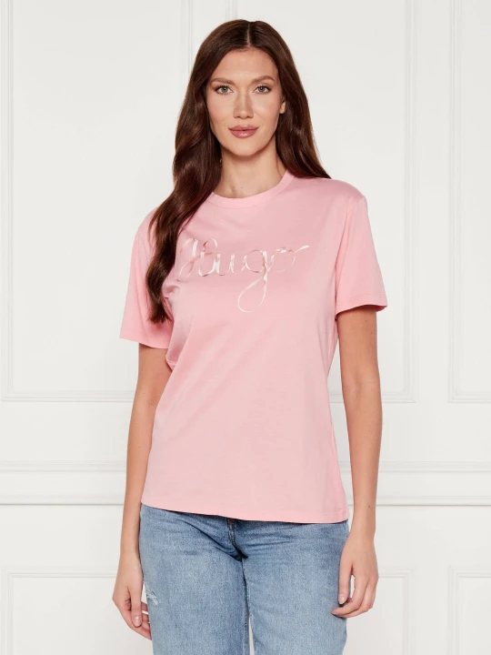 Zdjęcie produktu HUGO T-shirt Damacia_5 | Regular Fit różowy
