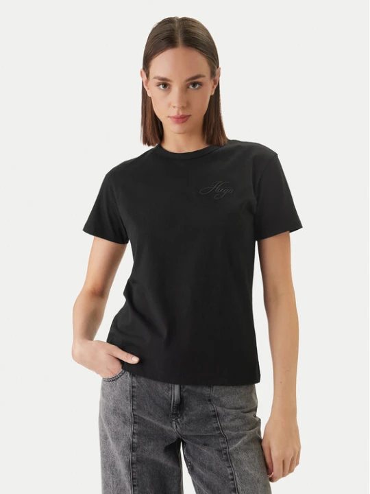 Zdjęcie produktu HUGO T-Shirt Damacia_7 50561233 Czarny Regular Fit