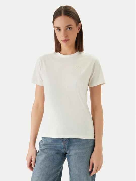 Zdjęcie produktu HUGO T-Shirt Damacia_7 50561233 Écru Regular Fit Kremowy