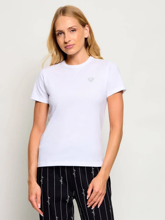 Zdjęcie produktu HUGO T-shirt Damacia_9 | Regular Fit biały
