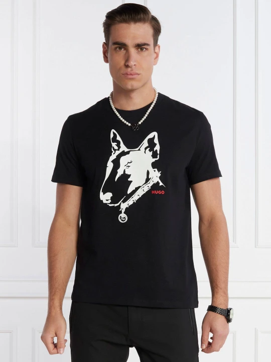 Zdjęcie produktu HUGO T-shirt Dammock | Regular Fit czarny