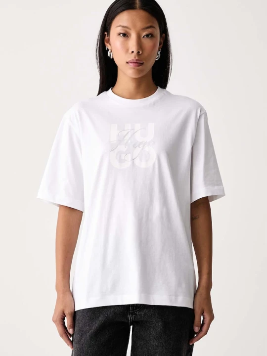 Zdjęcie produktu HUGO T-shirt damski bawełniany Dashine_1 biały