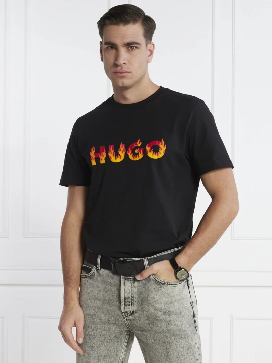 Zdjęcie produktu HUGO T-shirt Danda | Regular Fit czarny
