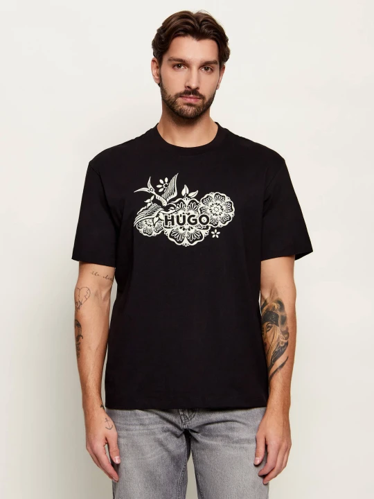 Zdjęcie produktu HUGO T-shirt Dangen | Relaxed fit czarny
