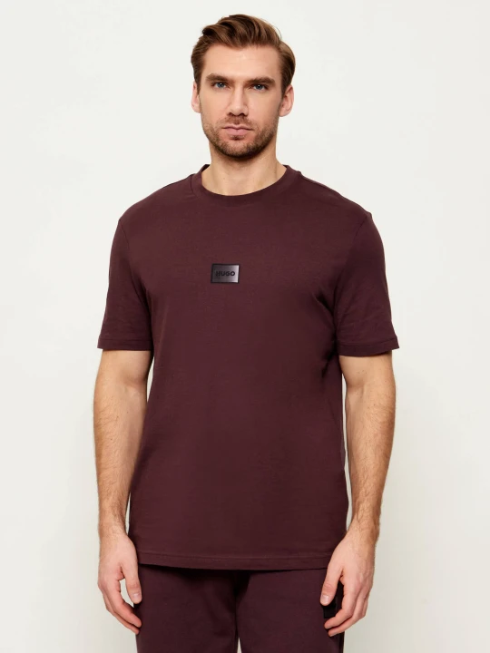 Zdjęcie produktu HUGO T-shirt Danotie | Regular Fit bordowy